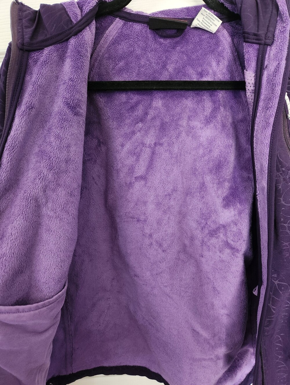 Double Diamond Purple Soft Shell Jacket - Picture 2 of 4
